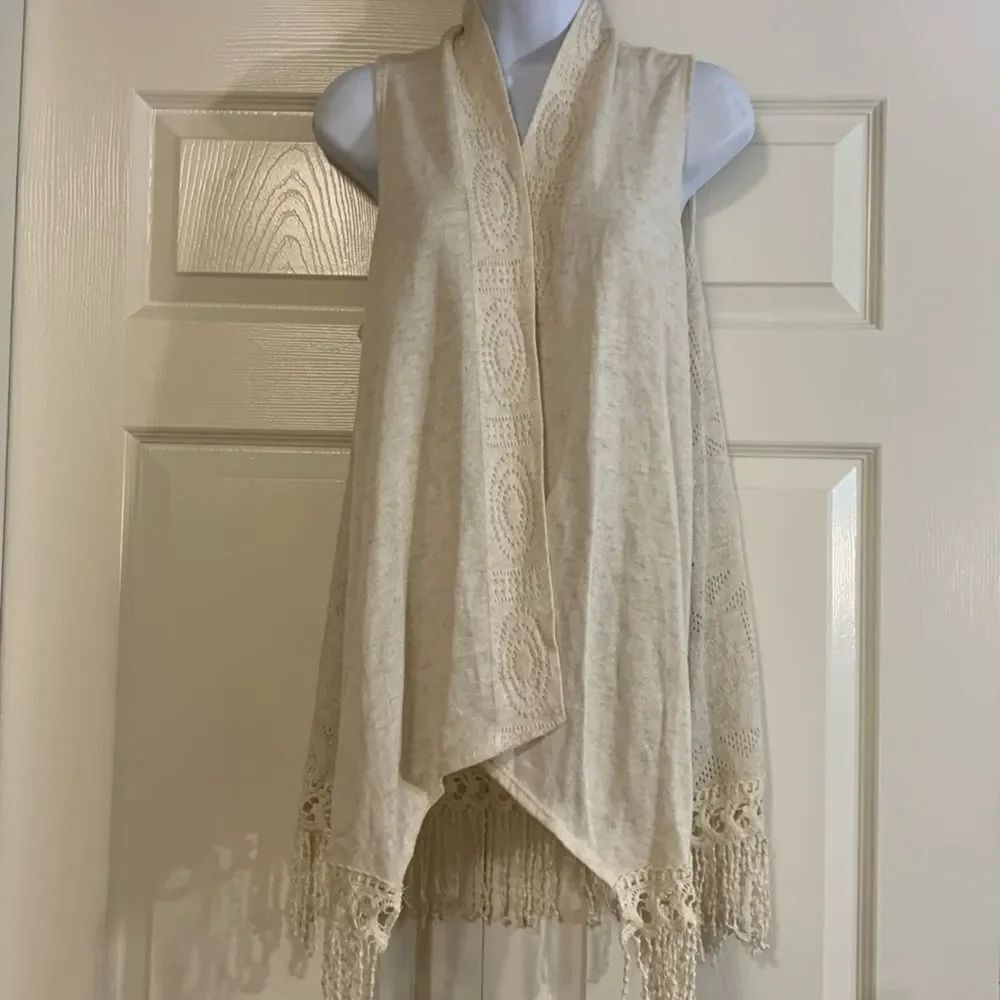 CHRISTOPHER & BANKS sweater wrap, medium, NWT